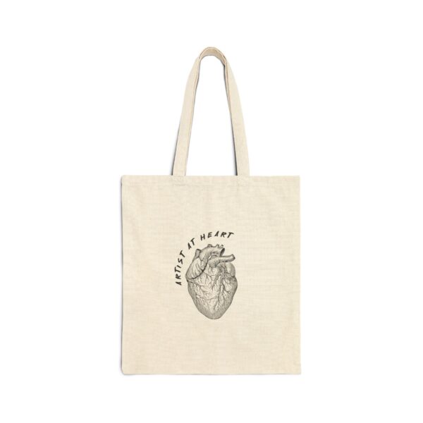 Artist at Heart Cotton Canvas Tote Bag